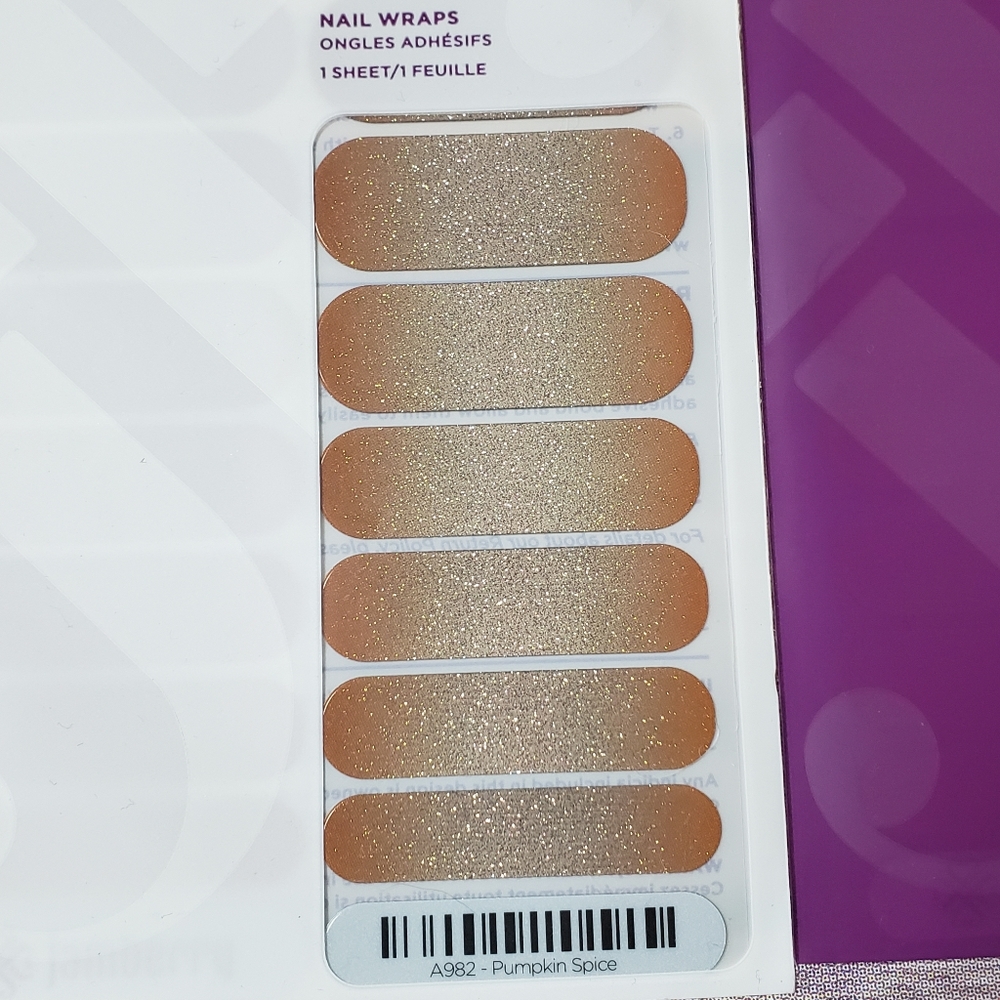 Pumpkin Spice Jamberry Nail wraps